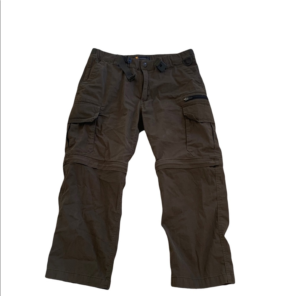 Vintage B.C Olive Green Convertible Cargo Pants